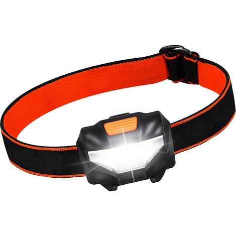 Leistungsstarke Stirnlampe Mit 3 Leuchtmodi, 60° Verstellbarem Abstrahlwinkel, 140 Lumen, Wasserdicht Und Leicht, Led-taschenlampe Zum Angeln, Campen, Lesen, Wandern, Radfahren Und Laufen, 3 Aaa-batte