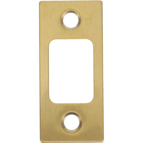 Packung Mit 5 Verschleißfesten, Rechteckigen Schließblechen Aus Holz Für Türschlösser (1 Packung)