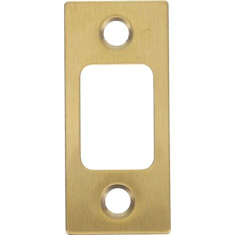 Packung Mit 5 Verschleißfesten, Rechteckigen Schließblechen Aus Holz Für Türschlösser (1 Packung)