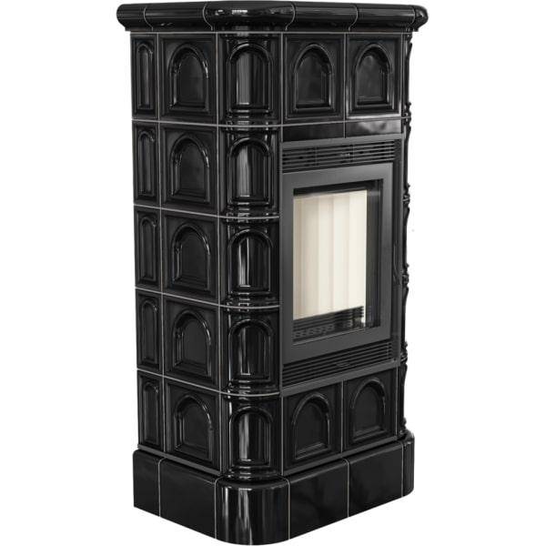 Kachelofen Kratki Blanka 8 Kw Kaminofen Kachel Schwarz Ofen Kamin Heizeinsatz