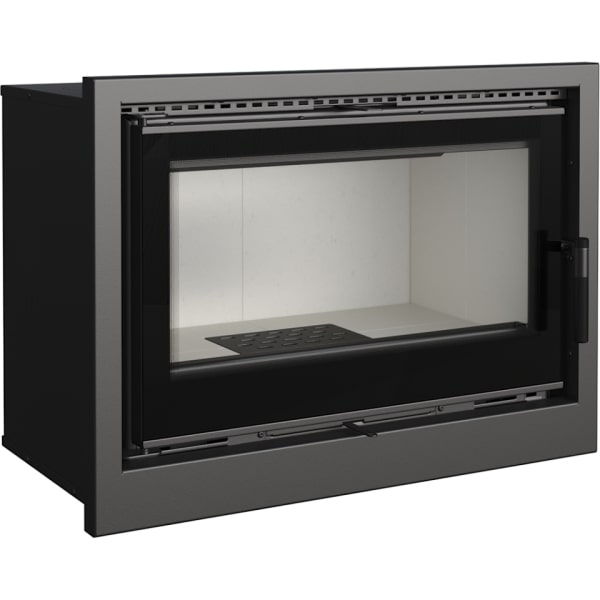 Panorama Kamineinsatz Kratki Arke 12 Kw Mit Warmluftgebläse Kaminkassette