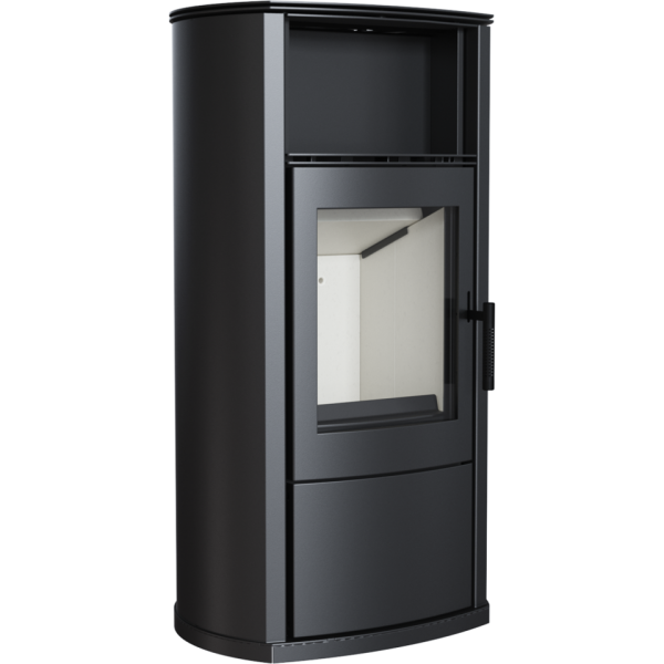 Kratki Kaminofen Epsilon 8 Kw Holzofen Ofen Stahl-schwarz Kamin Ja Nein