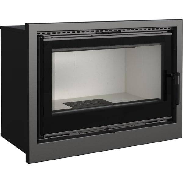 Panorama Kamineinsatz Kratki Arke 8 Kw Mit Warmluftgebläse Kaminkassette