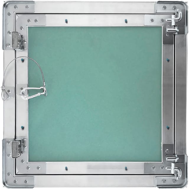 Revisionsklappe Reviklappe 400x400mm Wartungsklappe Alu-Ecoflex mit GKBI-Einlage