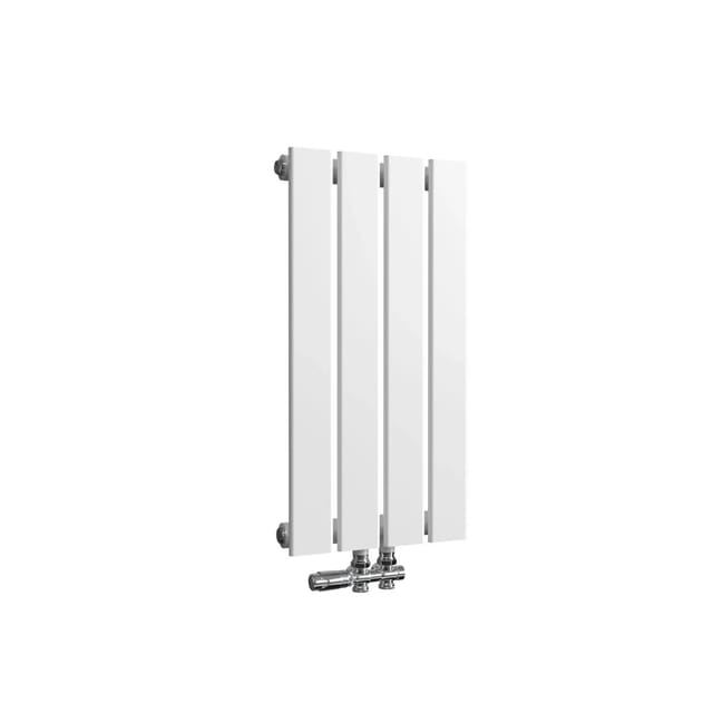 Heizkörper Flach Heizkörper Design Paneelheizkörper Horizontal, Einlagig, Seitenanschluss, 63x100cm, 730W, Weiß - Emke
