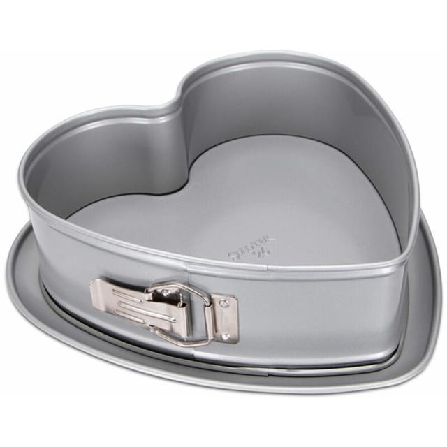 Städter Springform Herz ø 26 cm / h 7 cm Silber