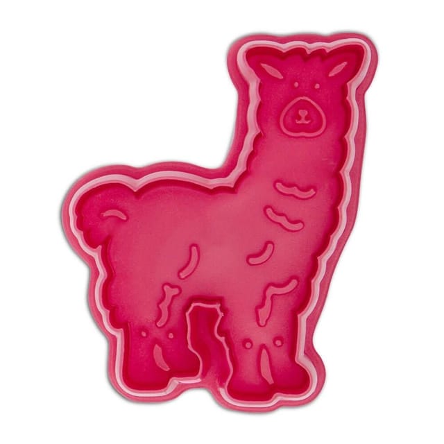 Städter Ausstecher Lama 7,5 cm Koralle
