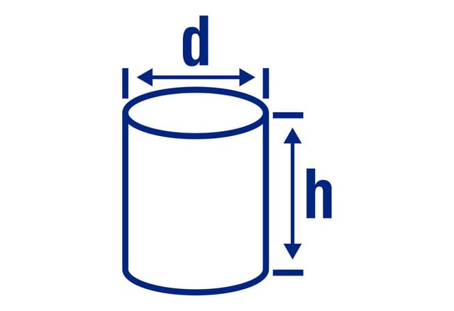 Hünersdorff 937000 Messbecher 2000 ml Kunststoff