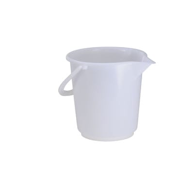 FP - Eimer 10,5l HD-Polyethylen natur Kunststoffbügel D.286mm H.283mm hünersdorff - natur