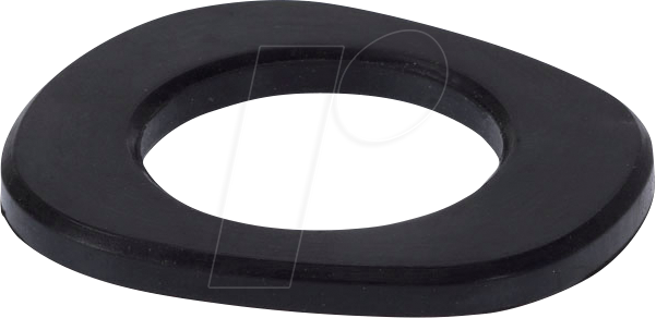 Dichtung für Ausgussstutzen Länge 55 mm Breite 48 mm schwarz