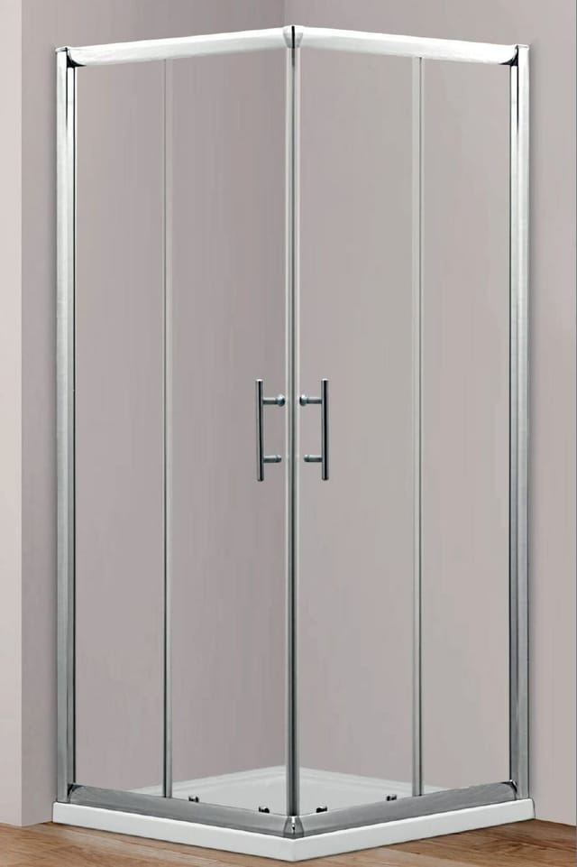 TrendLine Duschkabine Eckeinstieg Easy 6 90 x 90 cm Eckdusche Duschabtrennung
