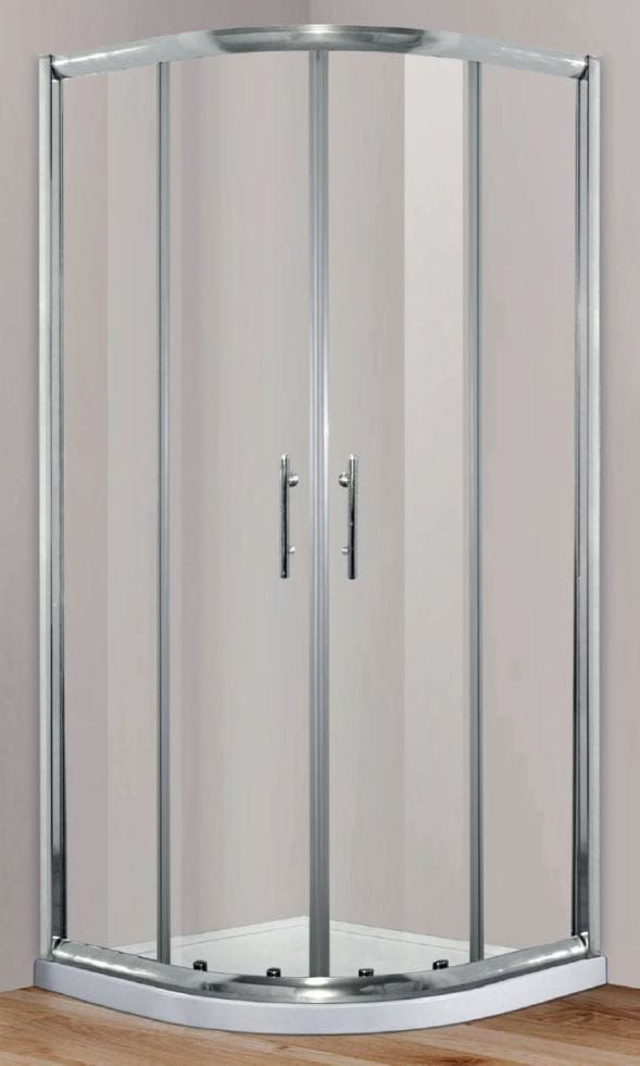 TrendLine Runddusche Easy 6 90 x 90 cm Duschkabine Viertelkreisdusche Eckdusche