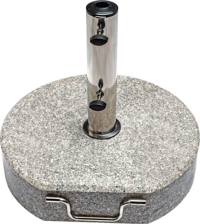 Primaster - Granit Schirmständer Sonnenschirmständer ø 45cm Rollen Schirmhalter