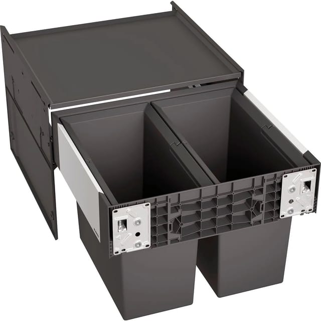 Select - Einbaumülleimer, geteilt, Volumen 38 l 526201 - Blanco