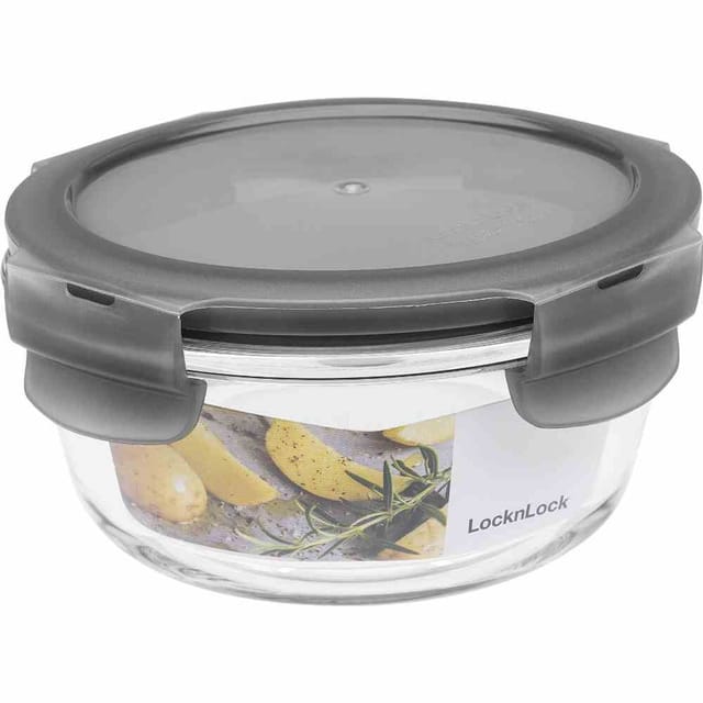 Box 'Boroseal' 0,38 l rund ø 13 x 6,5 cm, transparent