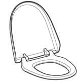 Sitz und Deckel zu dwc 8000 weiß 250034111 - Geberit