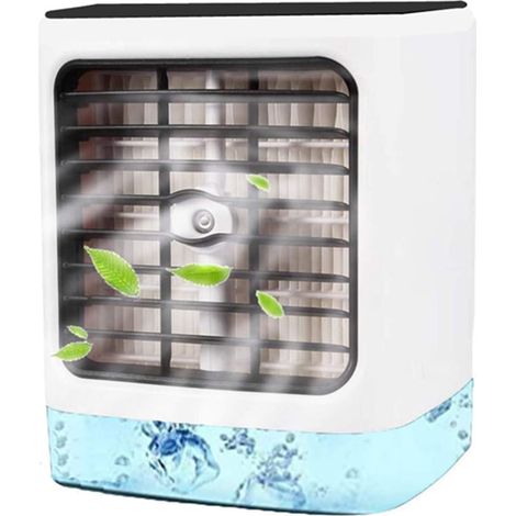 Tragbare Klimaanlage, Mini-klimaanlage Für Unterwegs, Tragbarer Luftkühler – Luftkühler Und Ventilator, 3-in-1-klimaanlage, Luftbefeuchter Und Luftreiniger, Auslaufsicher (weiß)