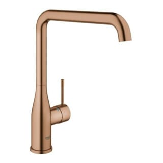 Grohe Essence 1-Loch-Einhand-Spültischbatterie hoher Auslauf, Warm Sunset gebürstet, Professional Edition
