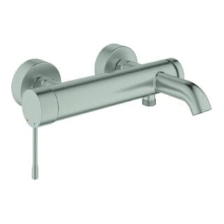 Wannen-Einhebelmischer Essence 1/2', Wandmontage, supersteel - Grohe