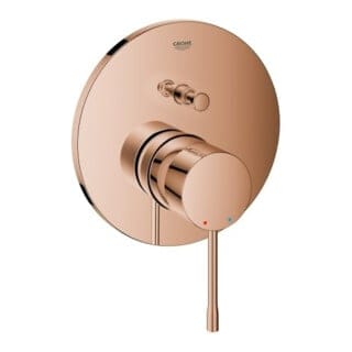Grohe Essence 1-Loch-Einhand-Wannenbatterie Warm Sunset, Professional Edition, Fertigmontageset für Rapido SmartBox