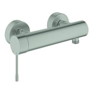 Grohe Essence 1-Loch-Einhand-Brausebatterie Wandmontage, Supersteel, Professional Edition