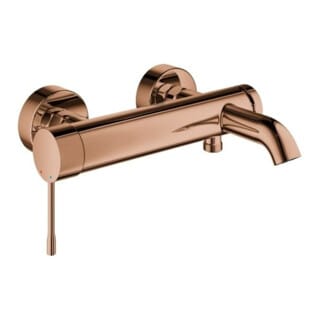 Grohe Essence 1-Loch-Einhand-Wannenbatterie Wandmontage, Warm Sunset, Professional Edition