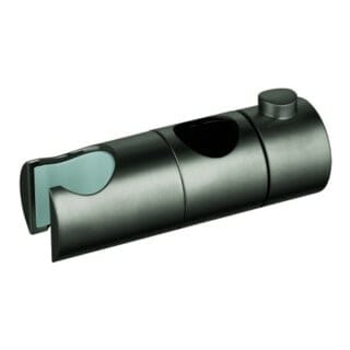 Grohe Gleitelement, Gleiter mit schwenkbarem Halter, StarLight Oberfläche, Brausestangen/Duschsysteme, Hard Graphite gebürstet