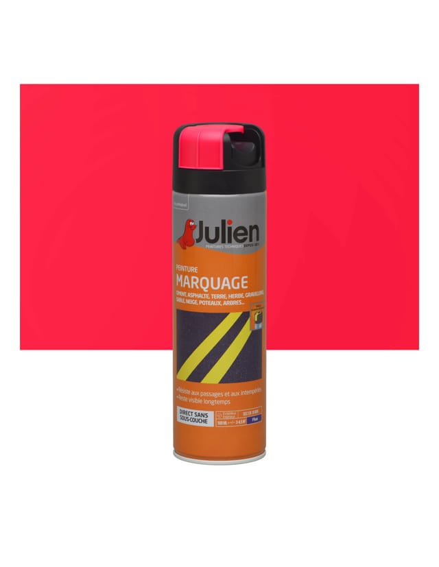 Julien Sprayfarbe Rot Neon 500 ml