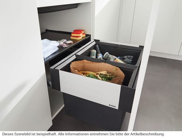 Blanco - Select - Einbaumülleimer, geteilt, Volum 49 l 526203