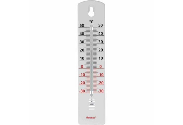Metaltex - Innen-/Aussenthermometer auf Blisterkarte, aus ABS-Kunststoff