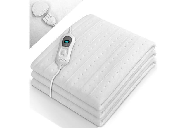 Sinnlein - Wärmeunterbett 150 x 80 cm - Ohne Muster elektrisch Heizdecke Abschaltautomatik Wärmedecke Wärmebett xxl
