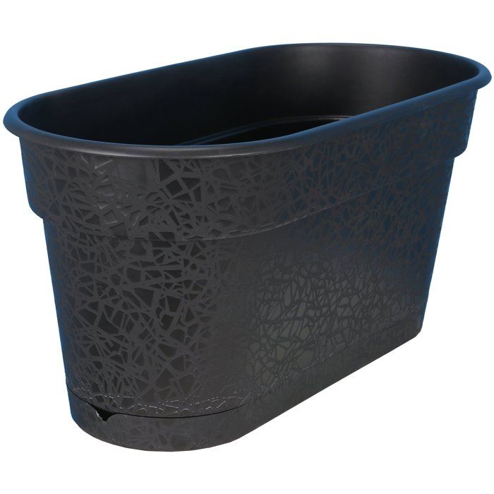 Jardinière - Riviera - Terea - L 60 Cm - Schwarz