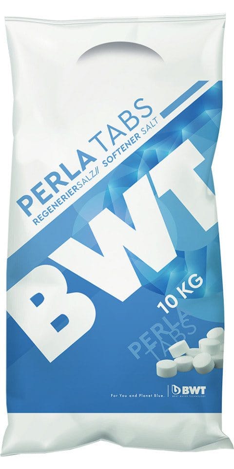 BWT Regeneriermittel Perla Tabs Siedesalz DIN 19604 für Weichwasseranlagen, 10kg