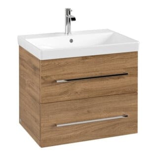 Villeroy&boch - Avento - Waschtischunterschrank, 63x51x45 cm, 2 Schubladen, Oak Kansas A89000RH