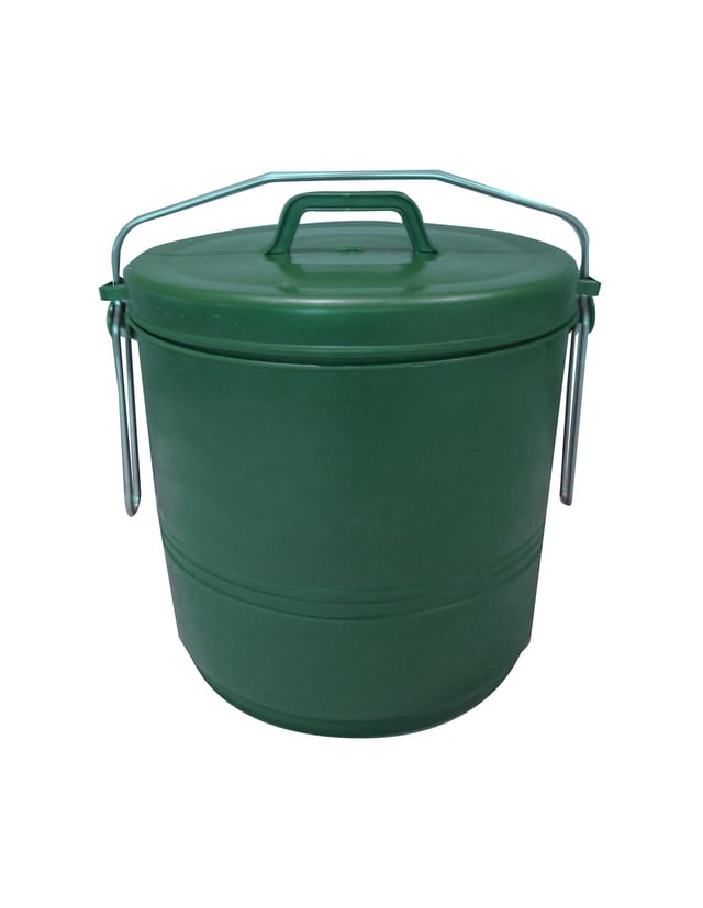 Grüner Kompostbehälter 16l