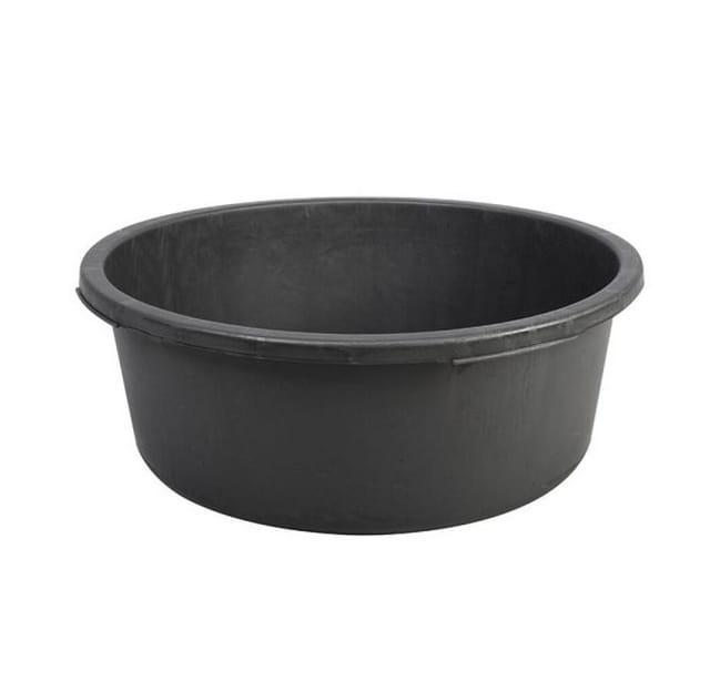 Toolland Mörtelkasten, rund, Kunststoff, schwarz, 45 Liter