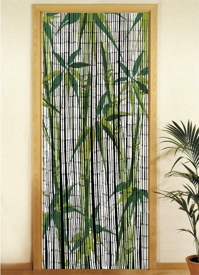 WENKO Bambusvorhang Türvorhang Bambus Vorhang Bamboo 90x200 cm