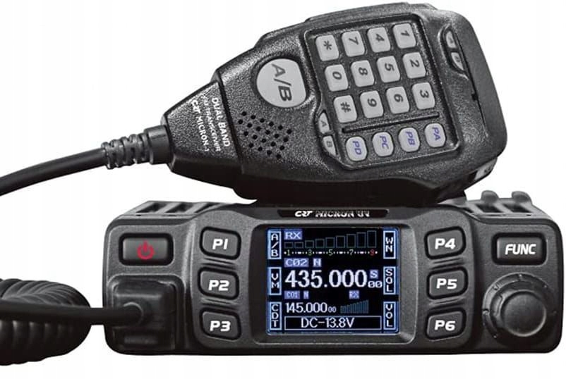 Crt Micron Uv-radio Vhf/uhf 25w 144/430 Mhz Vox 200ch Tft