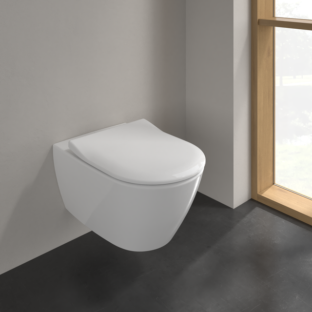 Villeroy&boch - Subway 2.0 - Wand-WC mit Sitz SoftClosing, DirectFlush, alpinweiß 5614R201