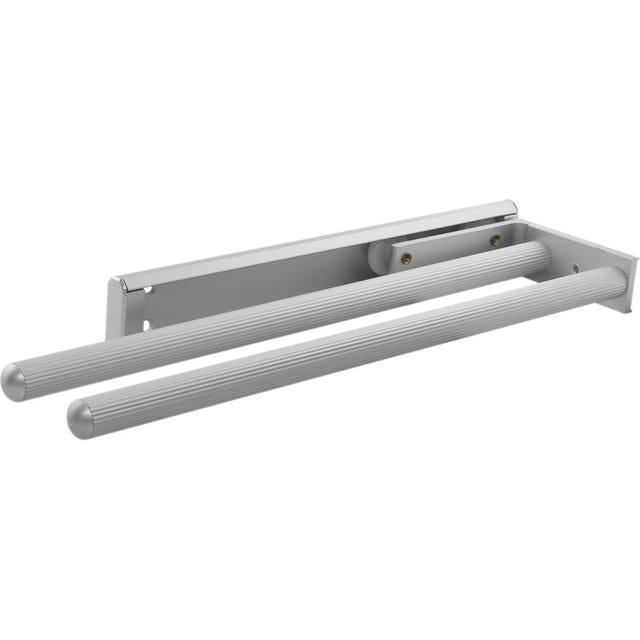 Vasalat - Geschirrtuch-Auszug Pluto 2-armig 442 mm Alu Silber matt