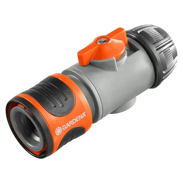 GARDENA 00942-50 Kunststoff Regulierstop 13 mm (1/2") Ø, Steckkupplung