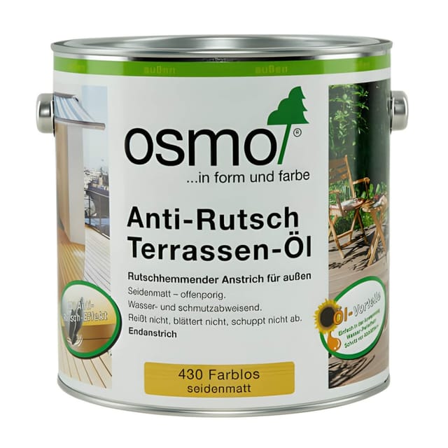 Anti-Rutsch Terrassen-Öl Farblos 2,50 l - 11500073 - Osmo