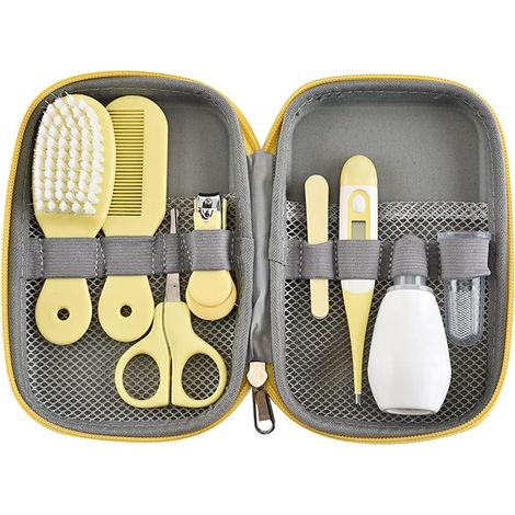 Babypflege-set, 8-teiliges Professionelles Babypflege-set, Neugeborenen-pflegeset – Babypflege-set, Essentielle Pflegeartikel Für Neugeborene Und Säuglinge