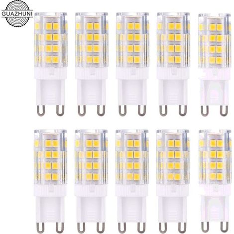 G9 Led-lampen, Warmweiß (3000 K), 5 W, Lichtleistung Entspricht 40 W Halogenlampen (420 Lumen), Nicht Dimmbar, 10er-packung