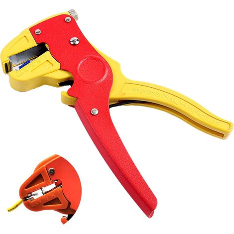 Automatischer Abisolierer, Verstellbarer Kabelabisolierer, Handwerkzeug Für Kabel Von 0,2–4 Mm², Automatisches Einstellwerkzeug, Handabisolierer Für Elektrikerkabel