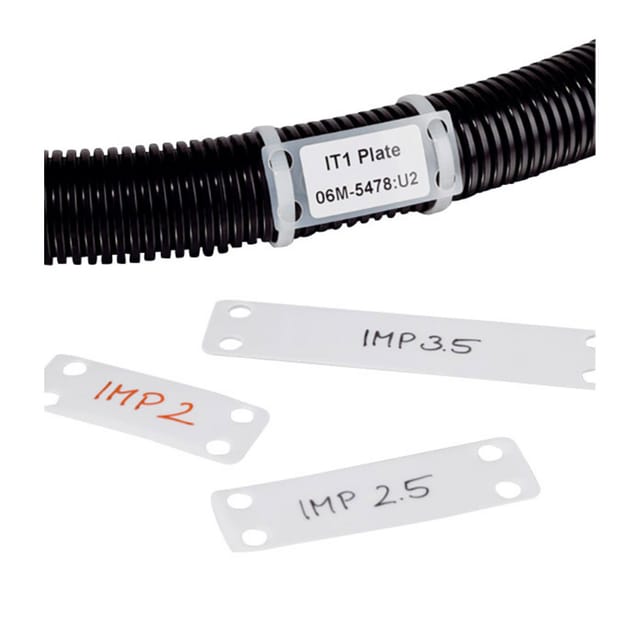 Hellermanntyton - 151-42119 IT1 PA66 na 100 Leitermarkierer Beschriftungsfläche: 44 x 19 mm Natur 1