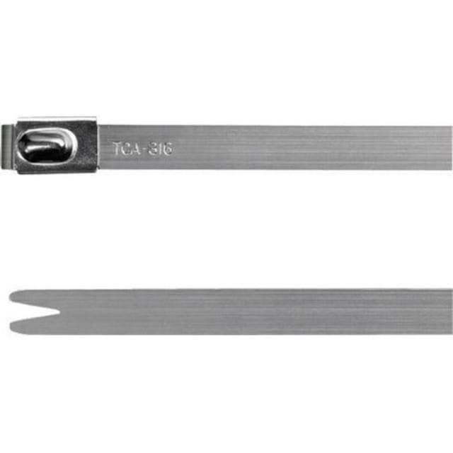 HellermannTyton 111-93089 MBT8S-316-SS-NA-C1 Kabelbinder 201 mm 4.60 mm Silber mit Kugelverschluss 1