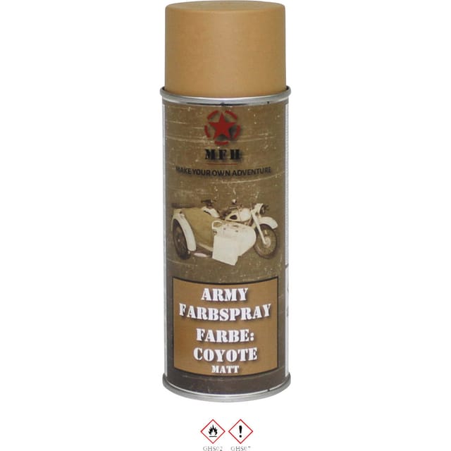 MFH - Military & Adventure 40349 Farbspray coyote matt ral 1011 400 ml Beige (matt) 1 St. (b x h) 6.