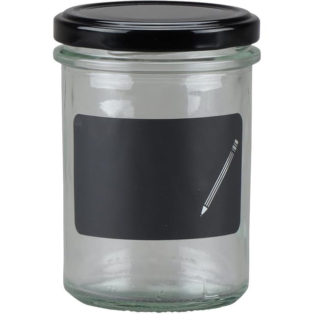 Siena Home - Sturz-Glas 'Cucinare' 230 ml mit Kreidefeld zum Beschriften