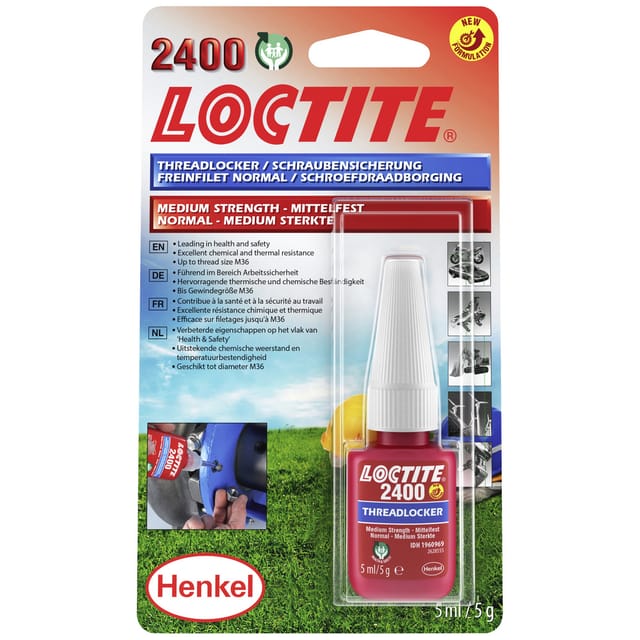2400 BC5ML egfd 1960969 Schraubensicherung Festigkeit: mittel 5 ml - Loctite